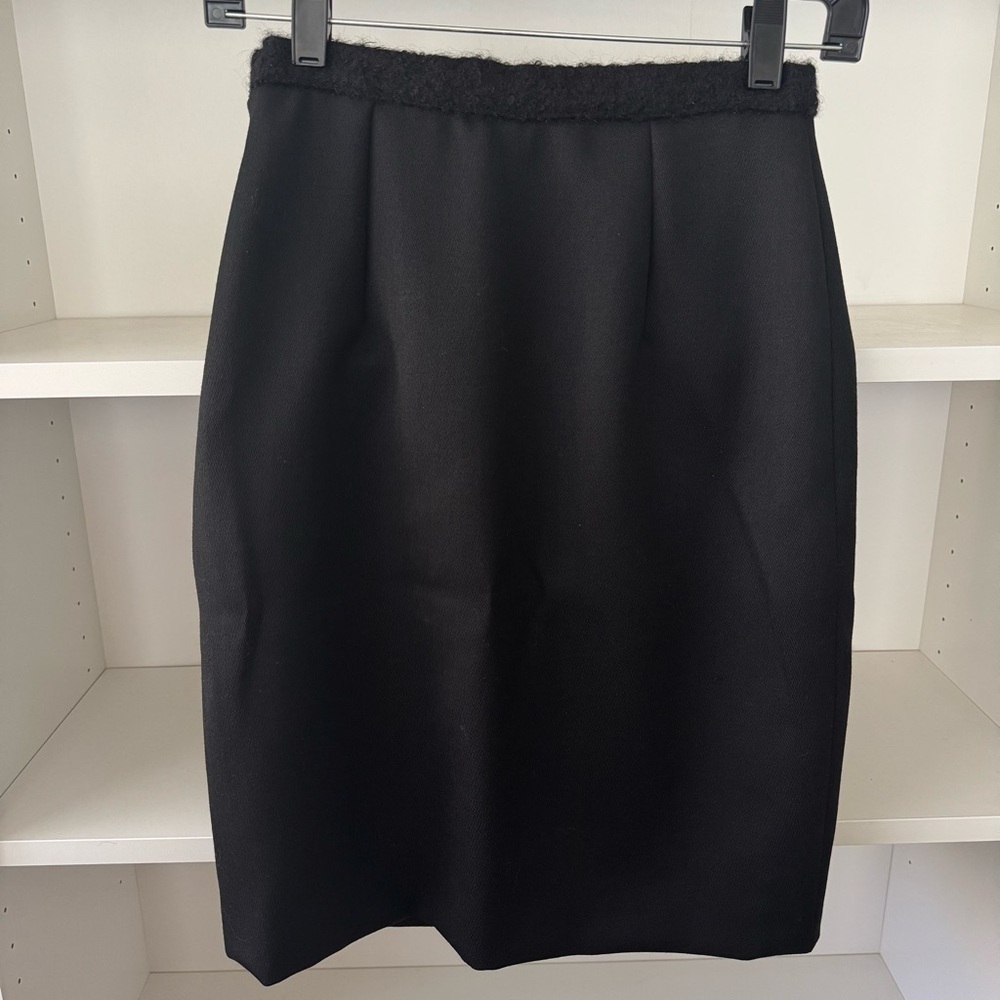 RODARTE Black Wool Pencil Skirt - Picture 4 of 8